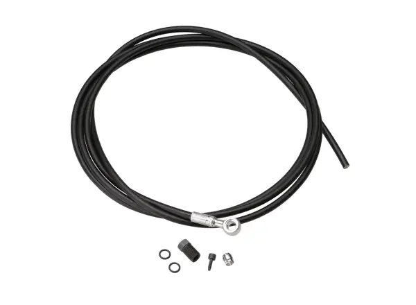 Avid XX / Juicy Ultimate / Juicy 7 / Juicy 5 Bremsleitung 700 mm, Schwarz, Aluminium-Banjo