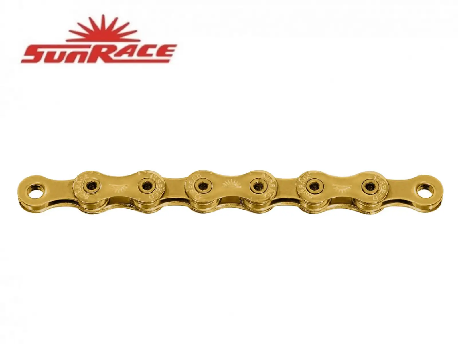 Sunrace CN12H Kette 12-fach 126 Glieder TiNi Gold