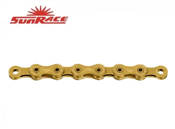 Sunrace CN12H Kette 12-fach 126 Glieder TiNi Gold
