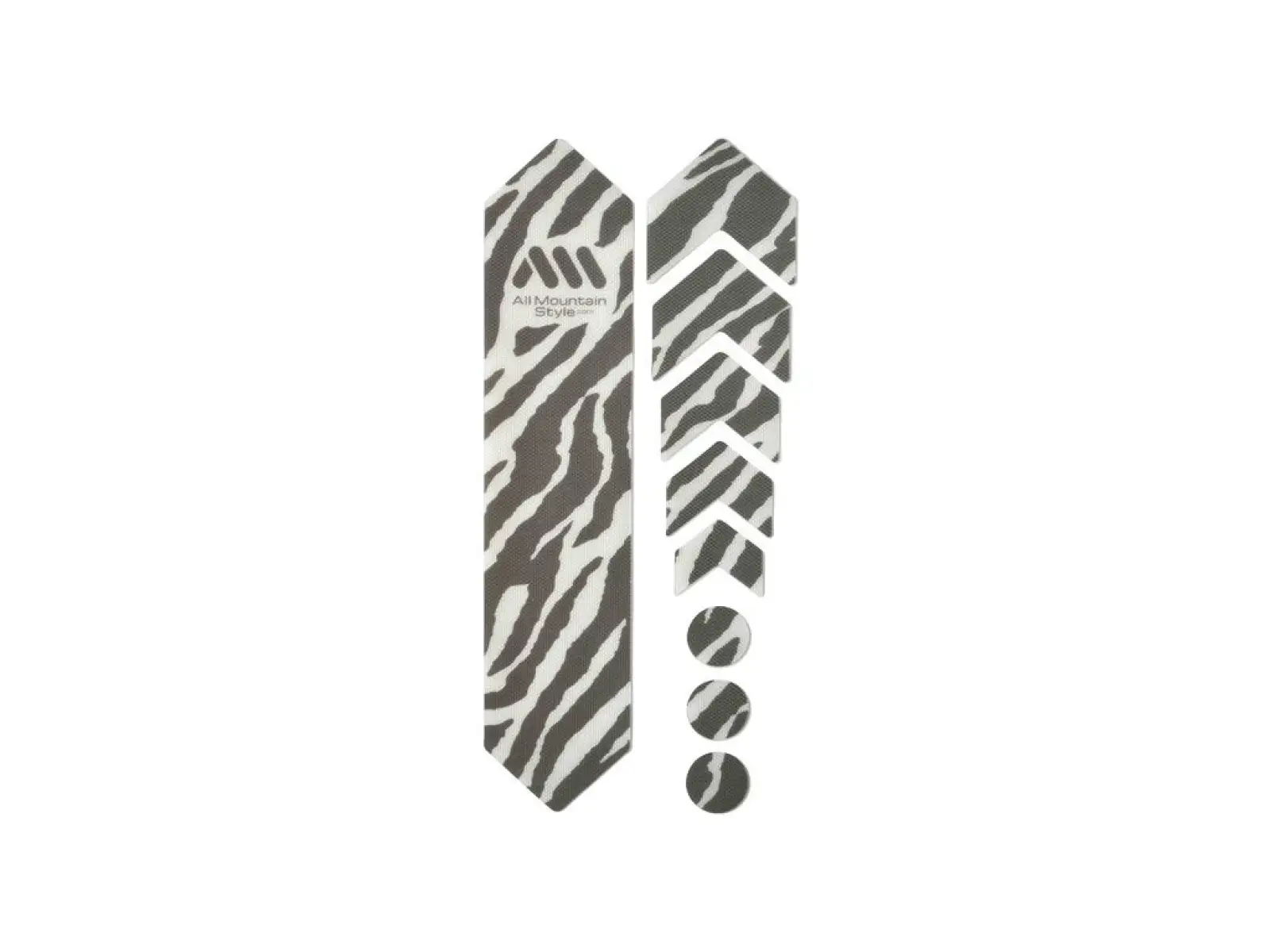 All Mountain Style Rahmen-Schutzaufkleber Basic Clear/Zebra