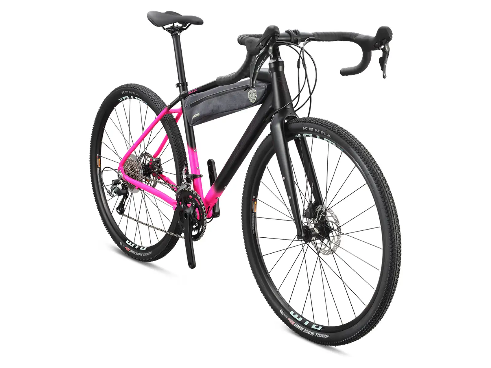 Mongoose Guide Comp Schwarz/Rosa Schotterfahrrad