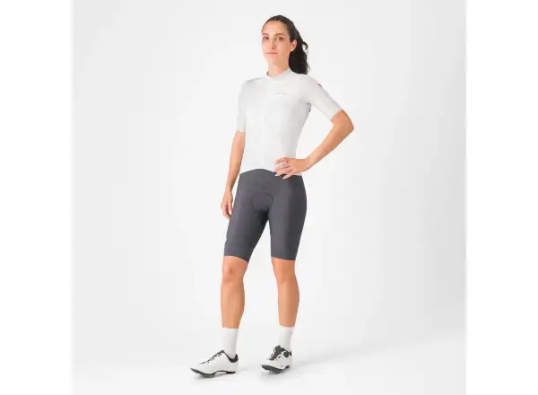 Castelli Prima 2 Damen Shorts mit Einsatz Dark Gray/Pool Blue