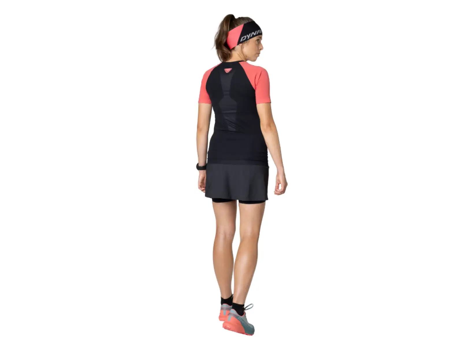 Dynafit Ultra 2v1 Damenlaufrock mit Innenshorts Black Out