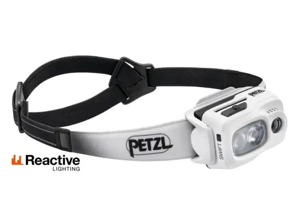 Petzl Swift RL 2023 wiederaufladbare Stirnlampe White