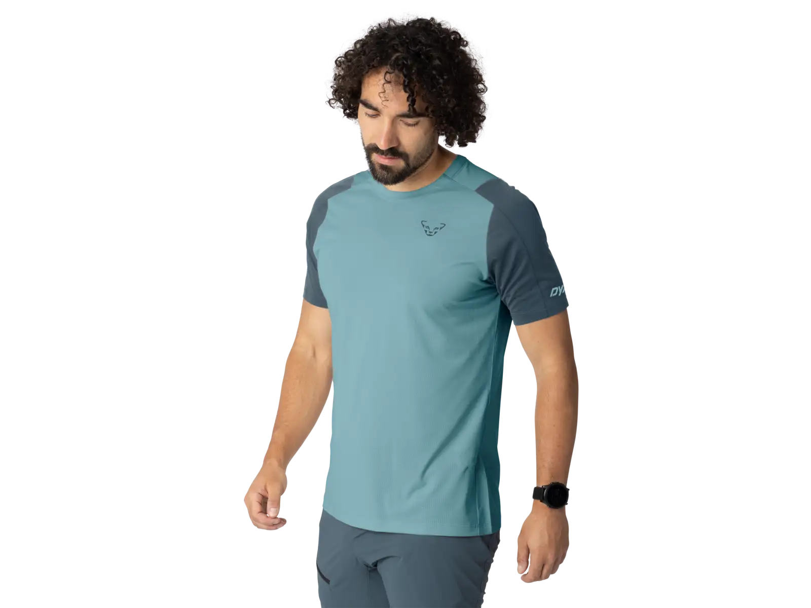 Dynafit Transalper Herren T-Shirt Kurzarm Smoke Blue