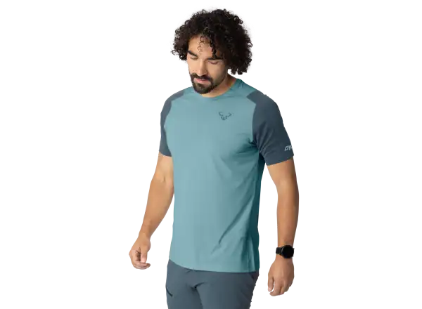 Dynafit Transalper Herren T-Shirt Kurzarm Smoke Blue
