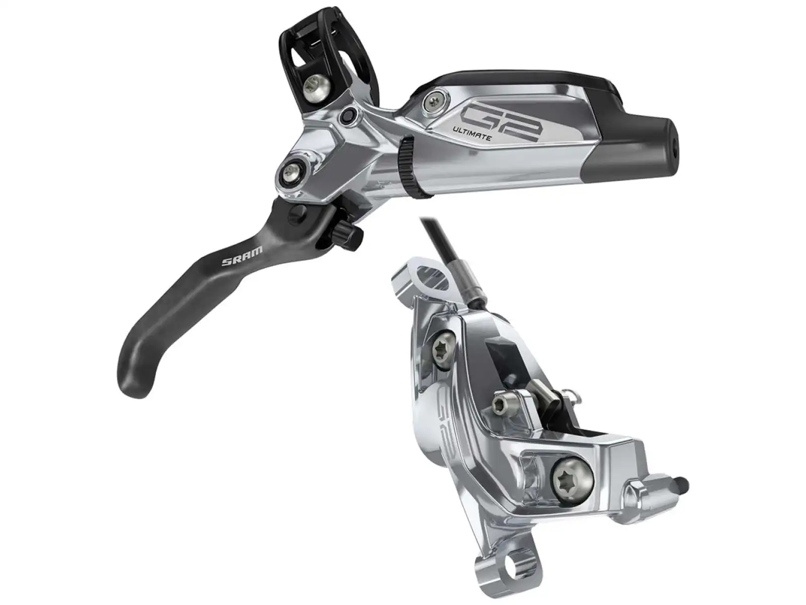 Sram G2 Ultimate Carbon Hintere Scheibenbremse Polar Grey