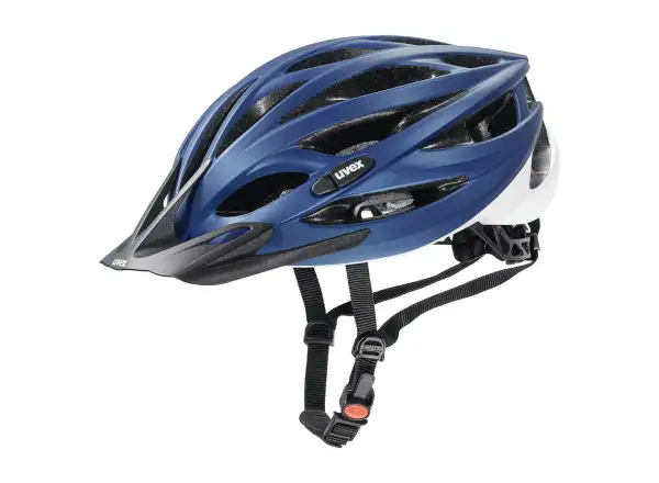 Uvex Oversize Helm blau/weiß matt