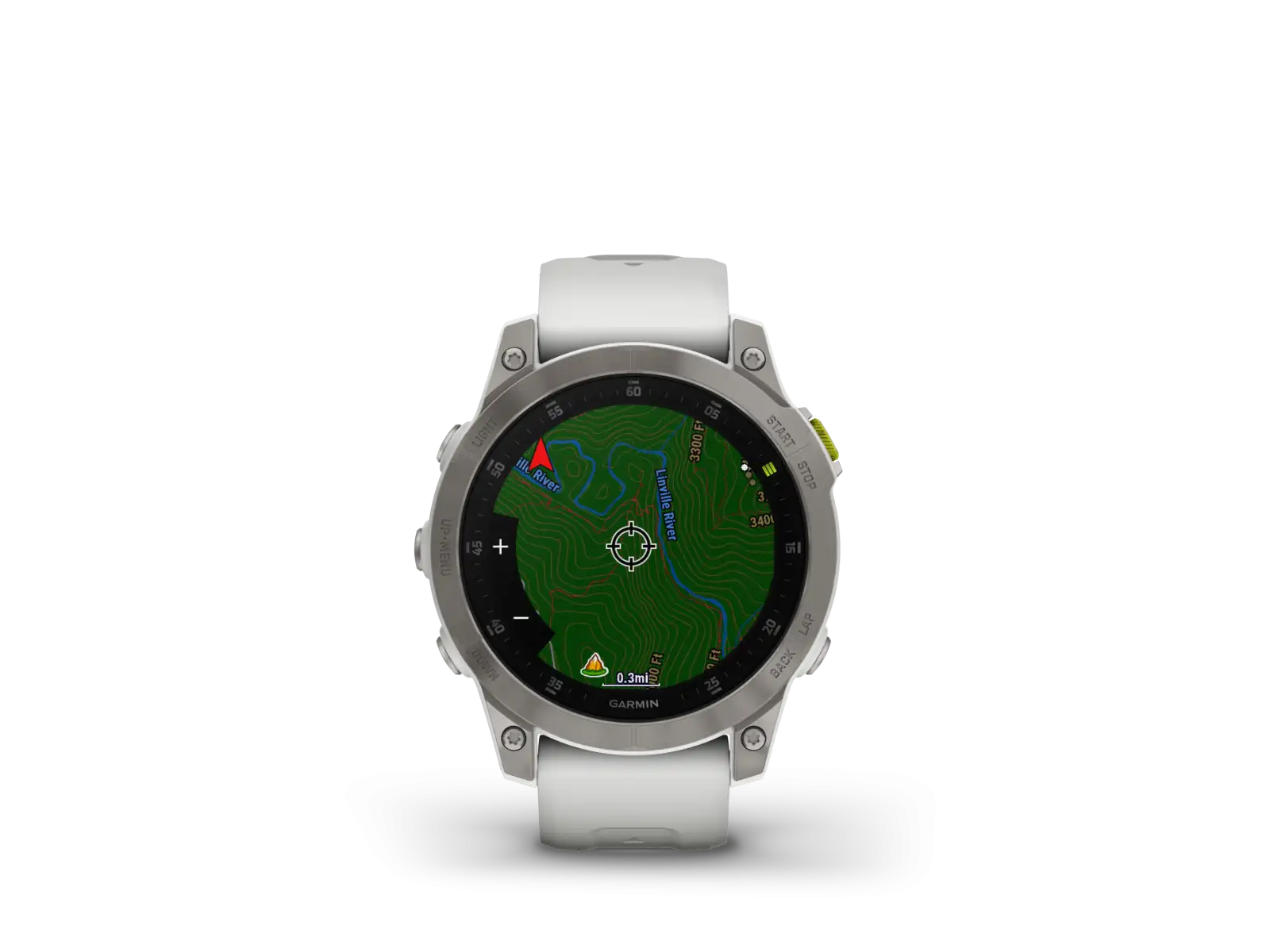 Garmin Epix Generation 2 Sapphire Edition Smartwatch Titanium/Weiß