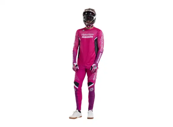 Troy Lee Designs x SRAM Sprint Herren Hosen Radioscape Fuchsia