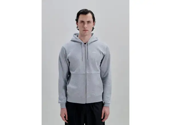 POC Zip Hoodie Kapuzen-Sweatjacke mit Reißverschluss Grey Melange