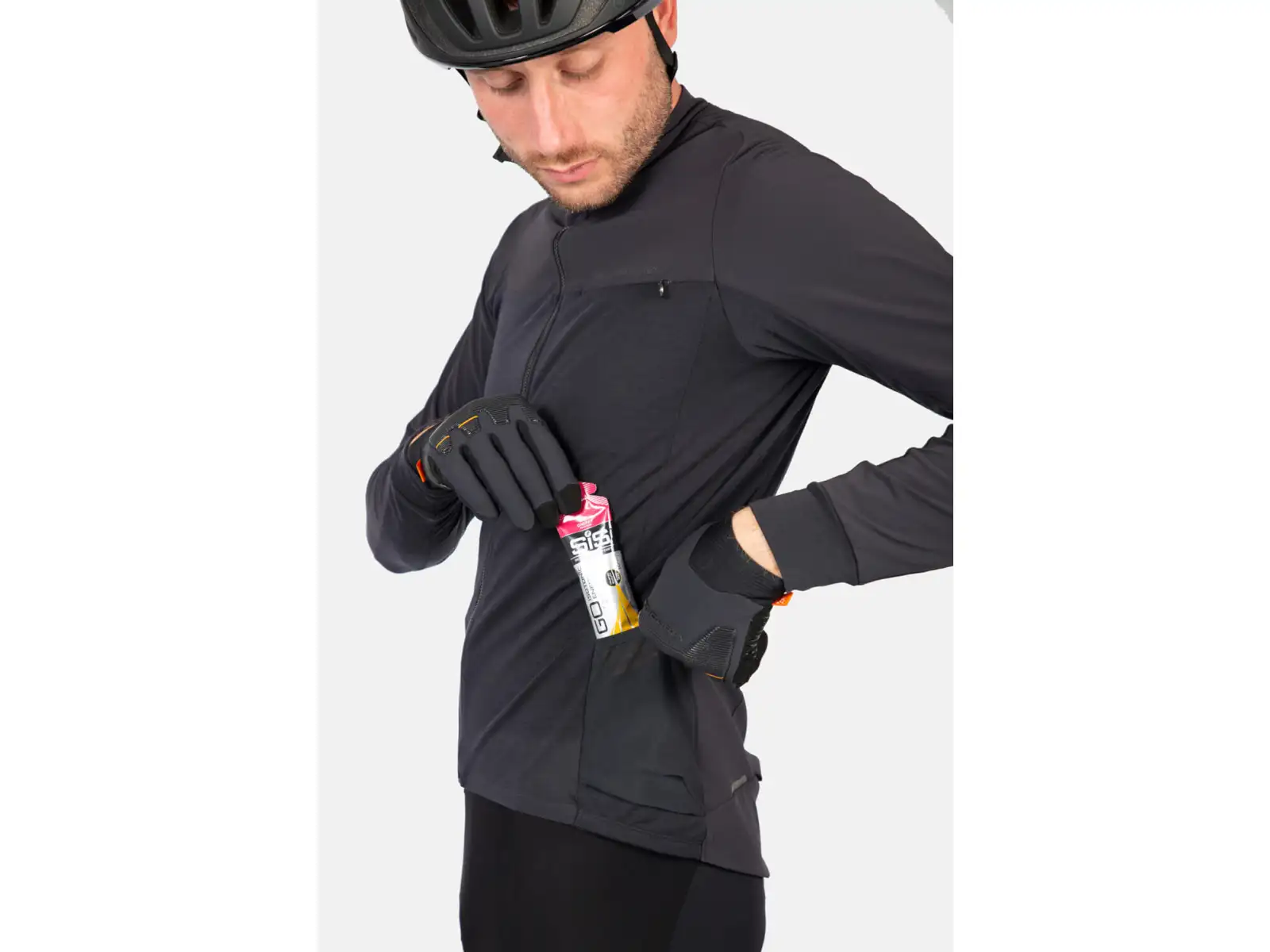 Endura GV500 Herren-Langarmtrikot schwarz