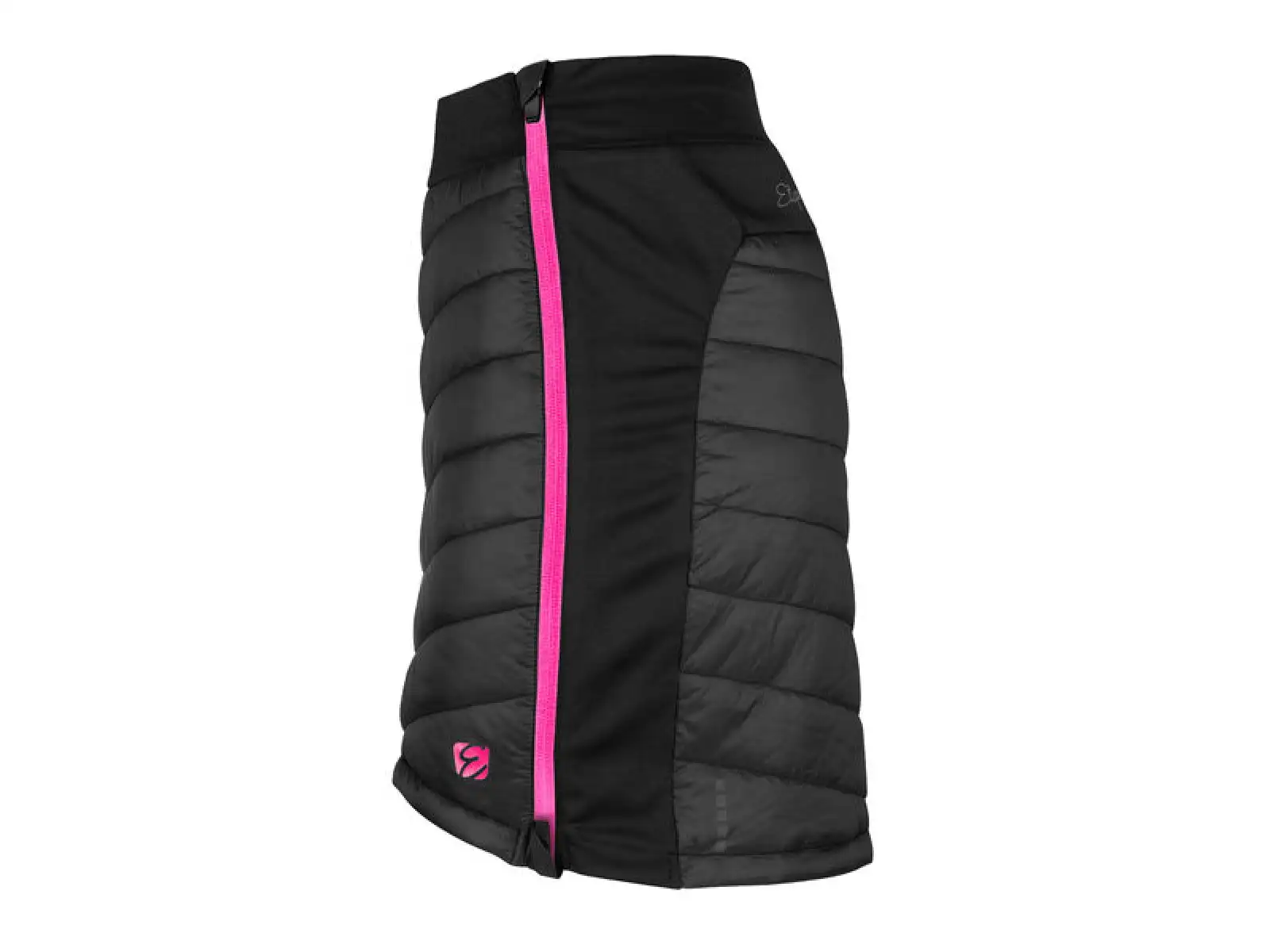 Etape Alaska gefütterter Damenrock schwarz/rosa