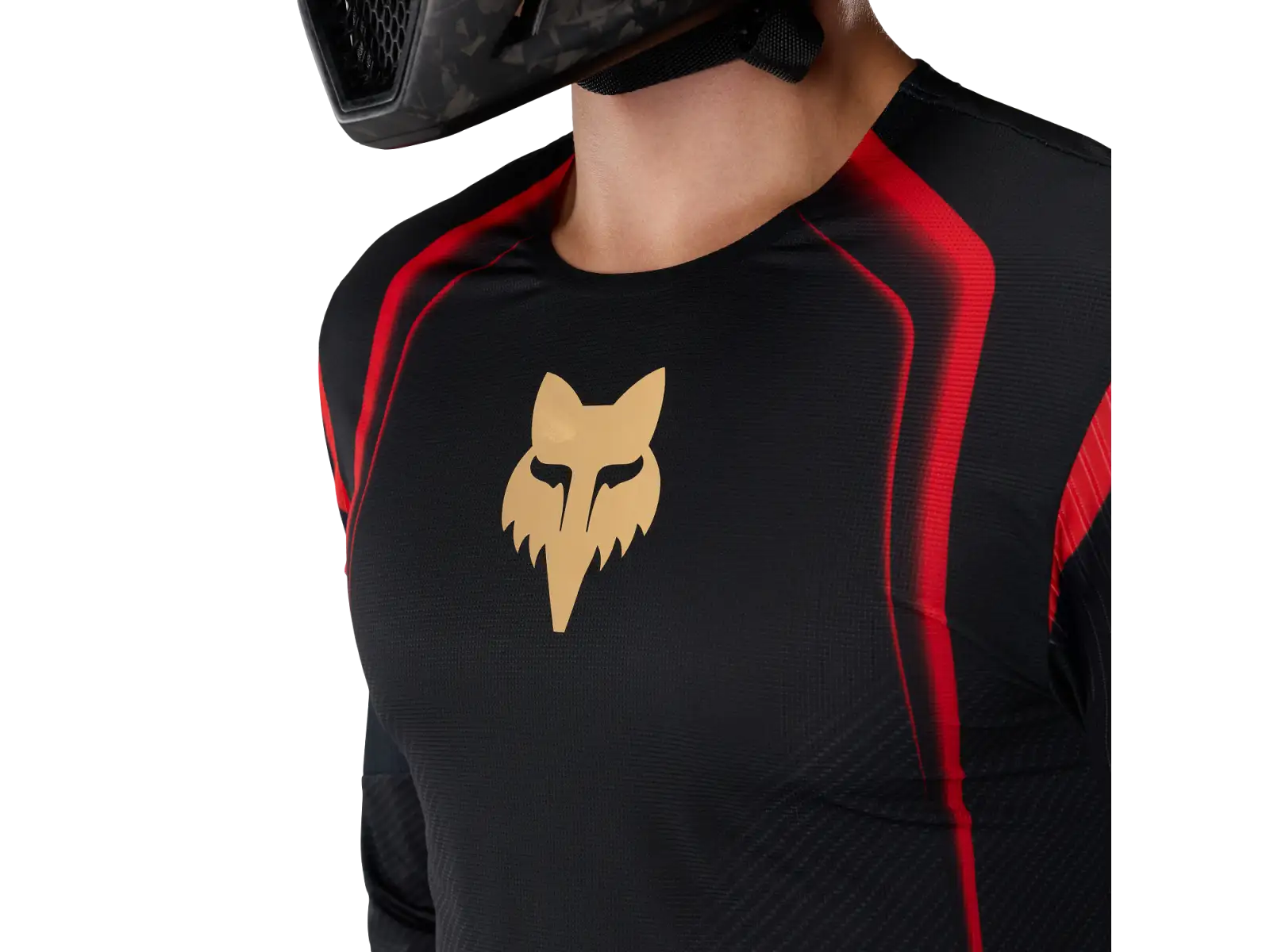 Fox Flexair Ls Jersey Goldstone Se Herrentrikot Black