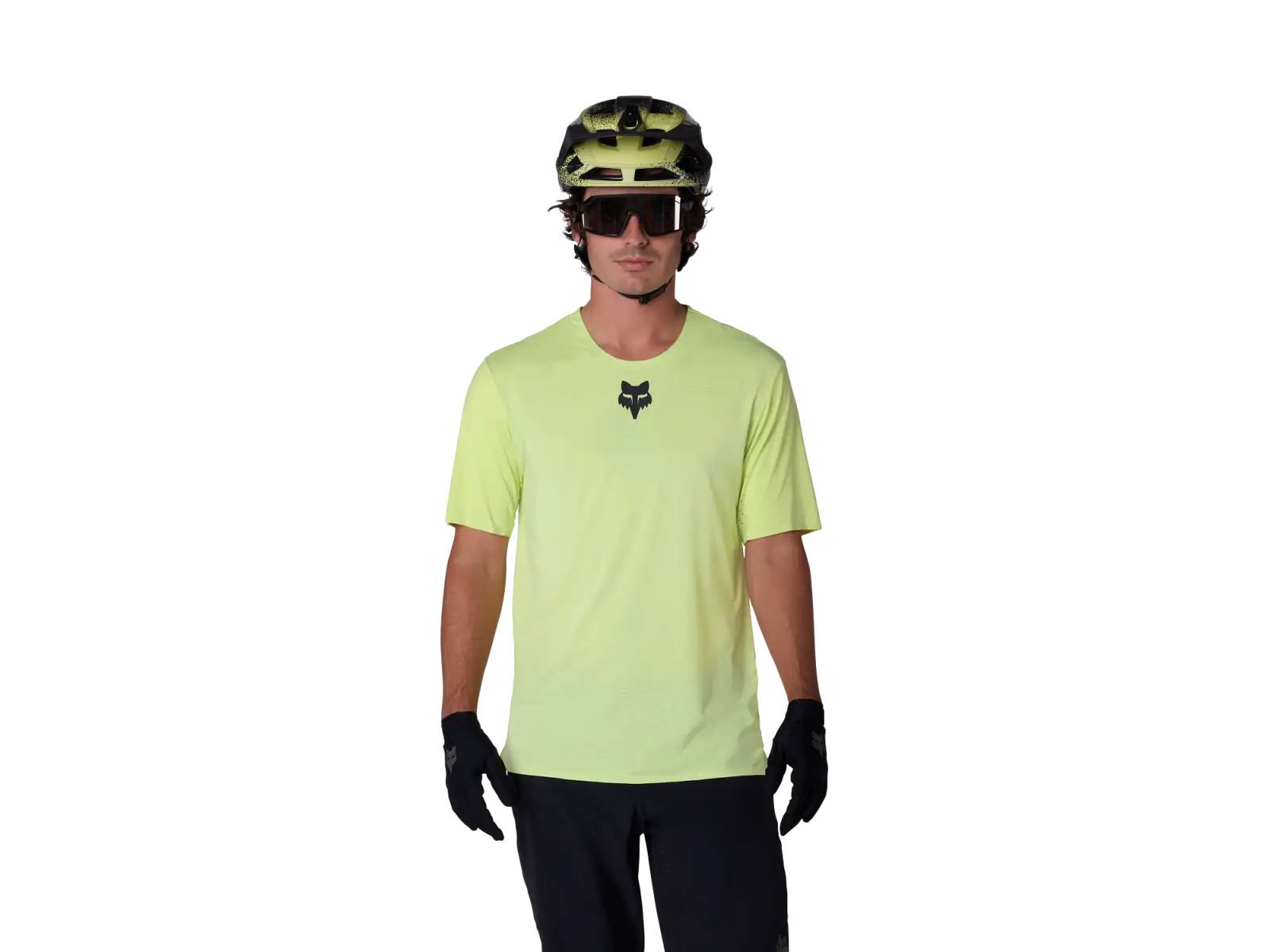 Fox Flexair Herrentrikot Kurzarm Lime