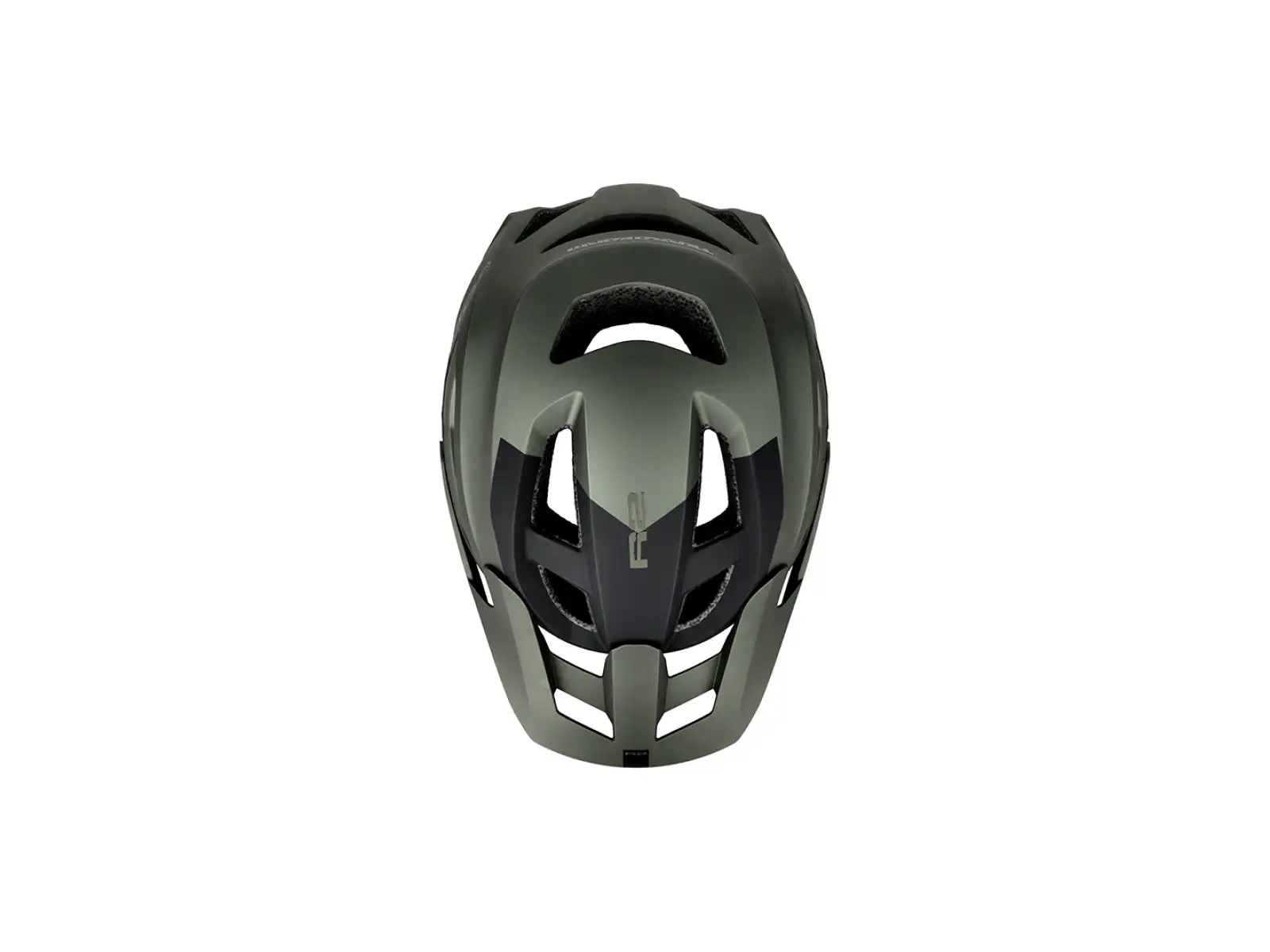 R2 Terraform Fahrradhelm dunkel olivgrün/schwarz