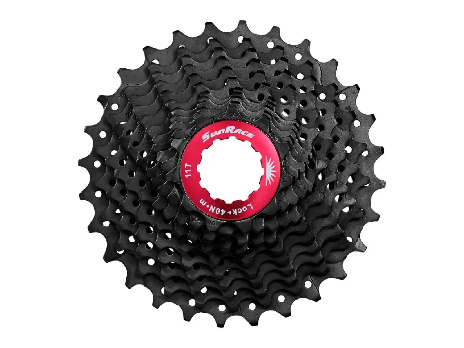 Sunrace CS-RX1 Black Straßenkassette 11-Gang 11-28 Z.