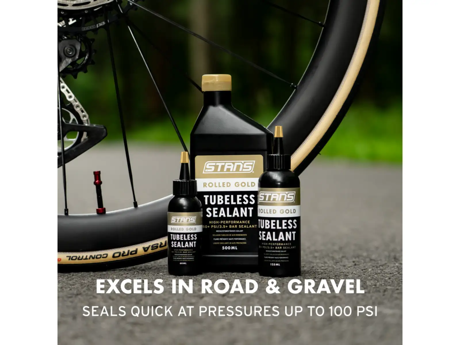 No Tubes Rolled Gold Tubeless Dichtmittel für Straße und Gravel 125 ml