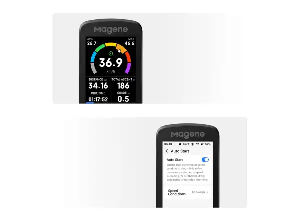 Magene C606 V2 GPS Fahrradcomputer