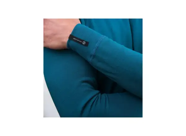 Sensor Double Face Herren Langarmshirt Saphir