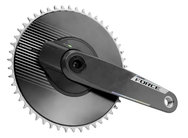 Sram Force E1 Aero DUB Kurbelgarnitur – mit Powermeter, Kettenblatt 50 Zähne, 172,5 mm