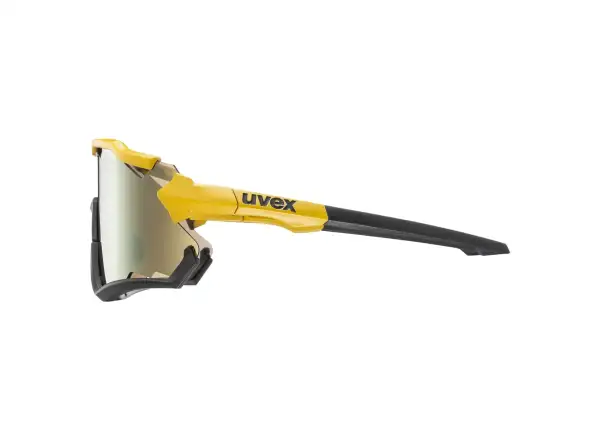 Uvex Sportstyle 228 Fahrradbrille Sunbee Black Mat/Mirror Yellow
