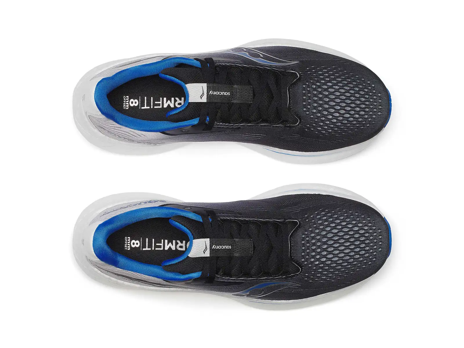 Saucony Ride 18 Herren-Laufschuhe Black/Skydiver