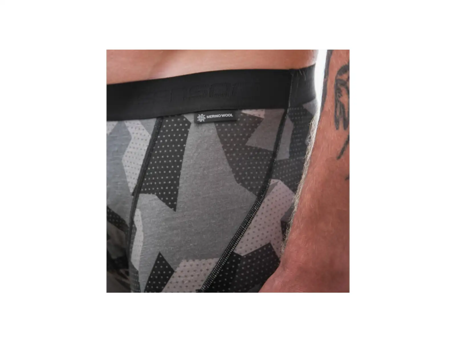 Sensor Merino Impress Herren Thermo-Unterwäsche schwarz/Camo