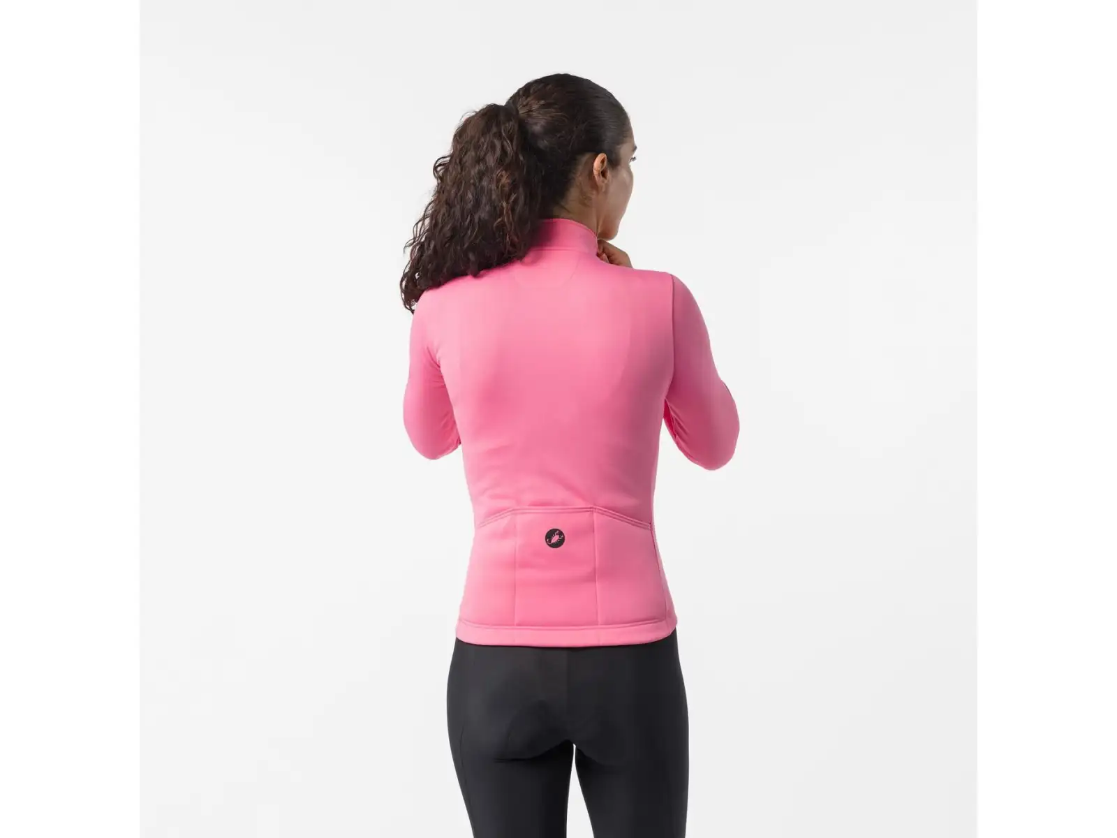 Castelli Sinergia 3 Damen-Trikot Langarm Rosa giro