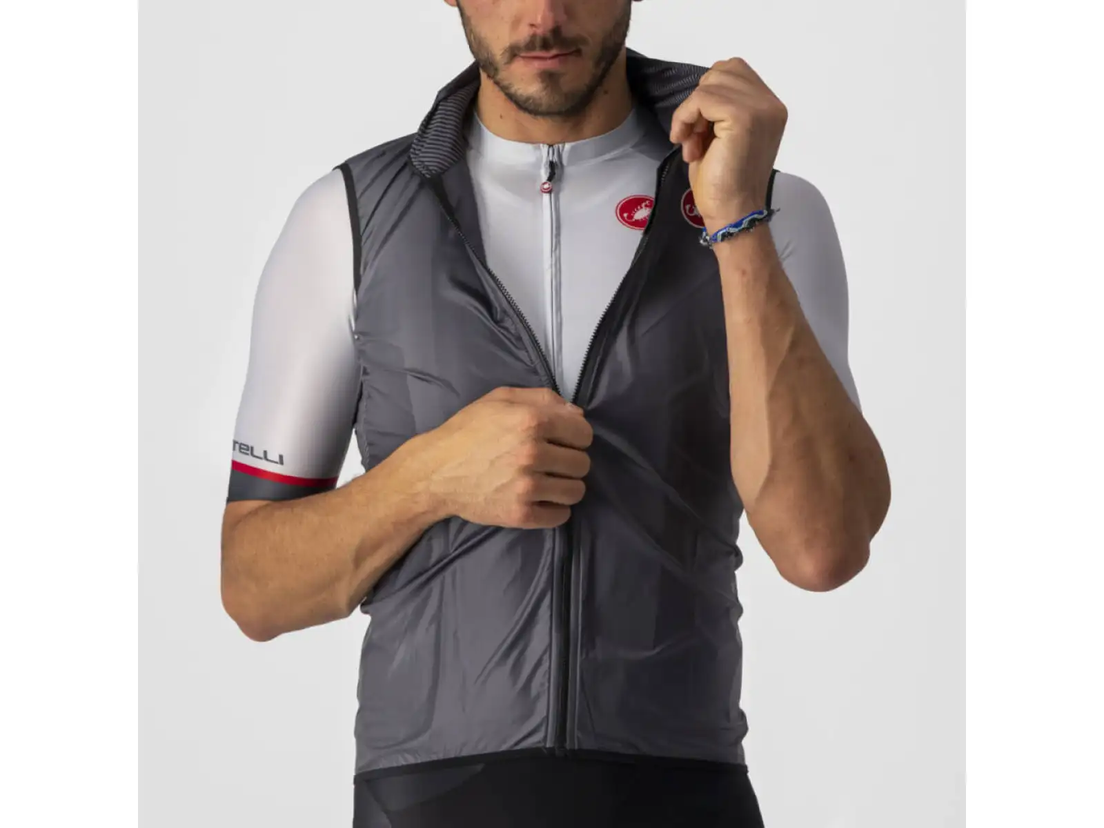 Castelli Aria Herren Weste Dark Grey