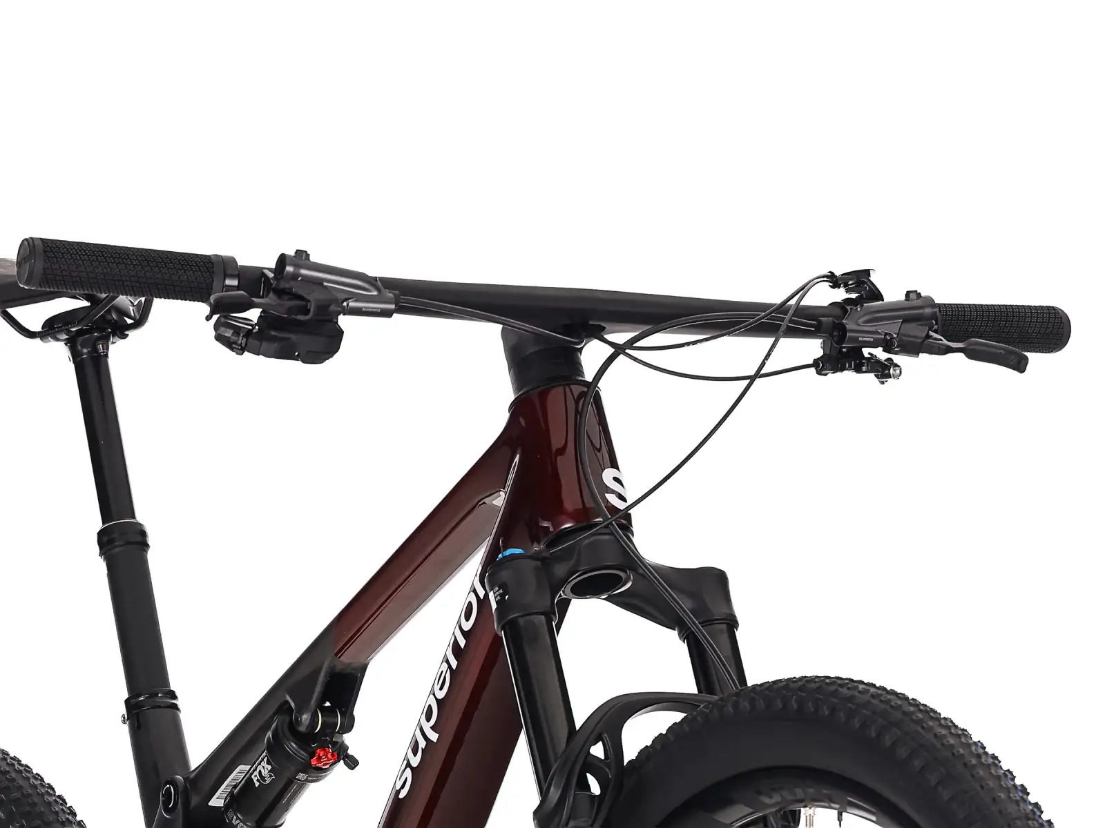 Superior XF 9.6 Team vollgefedertes Red Carbon/Matte Carbon