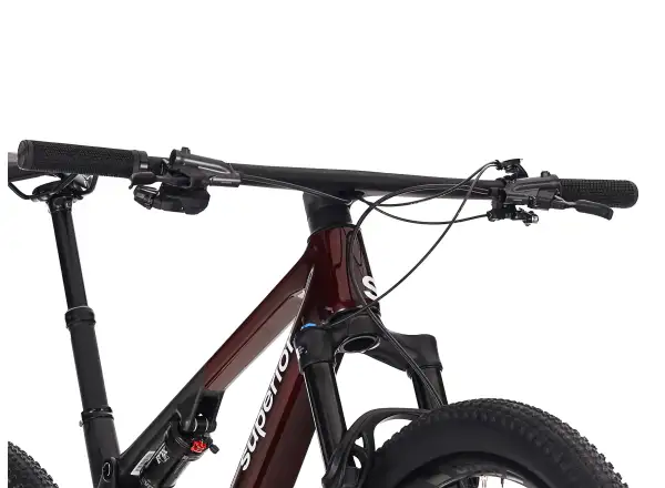 Superior XF 9.6 Team vollgefedertes Red Carbon/Matte Carbon