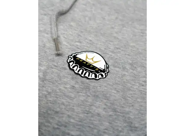 Peatys Pubwear Herrenhoodie mit Kapuze Homebrew / Heather Grey