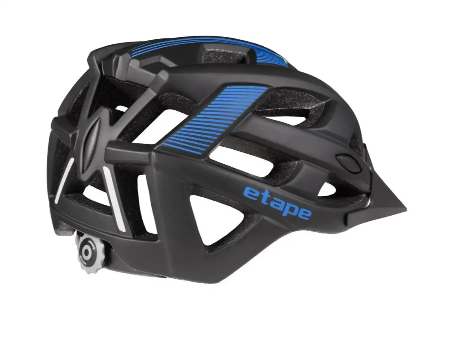 Etape Escape Fahrradhelm schwarz/blau matt