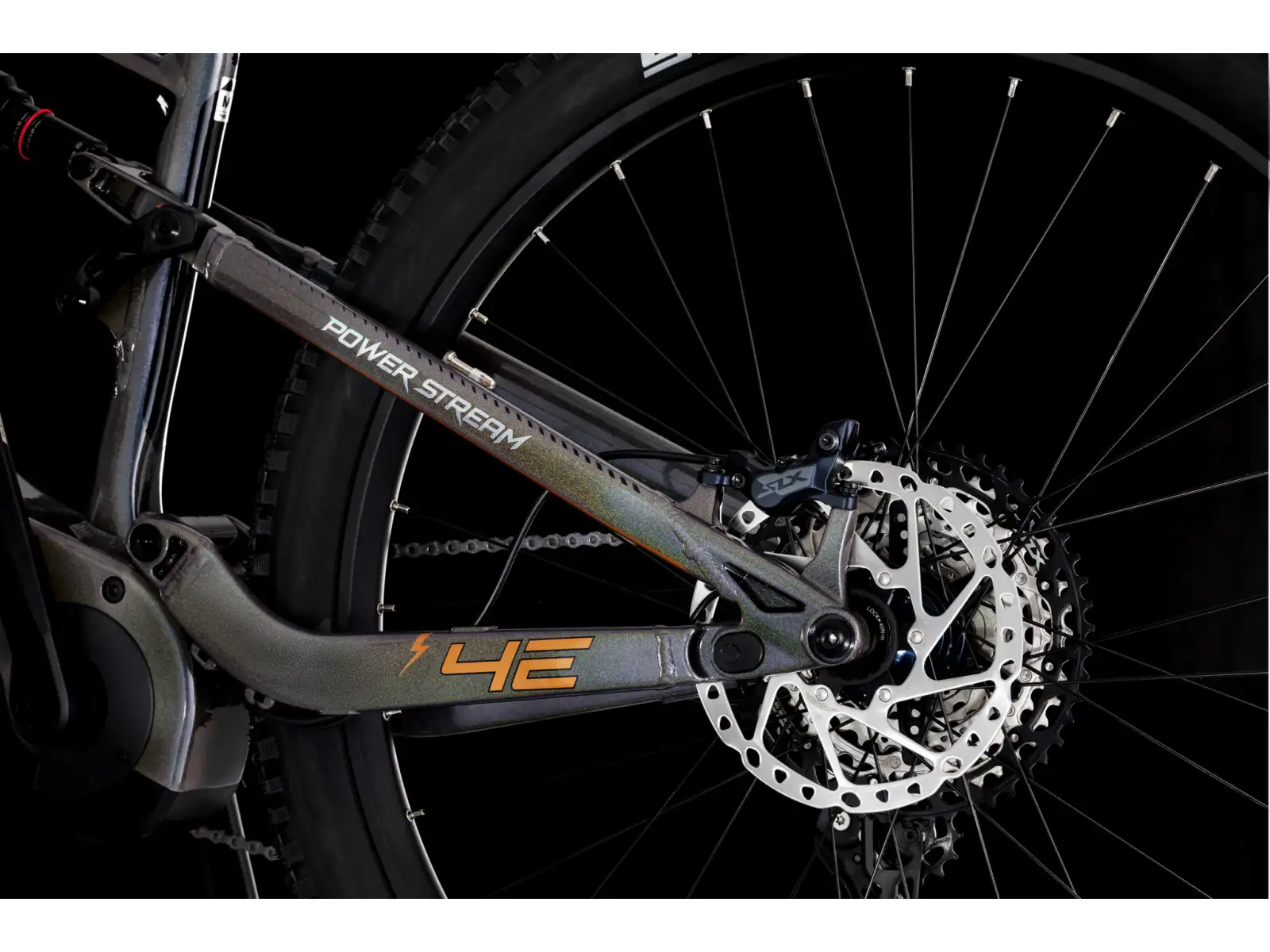 4ever Powerstream Pro Vollgefedertes E-Bike Chameleon/Bronze