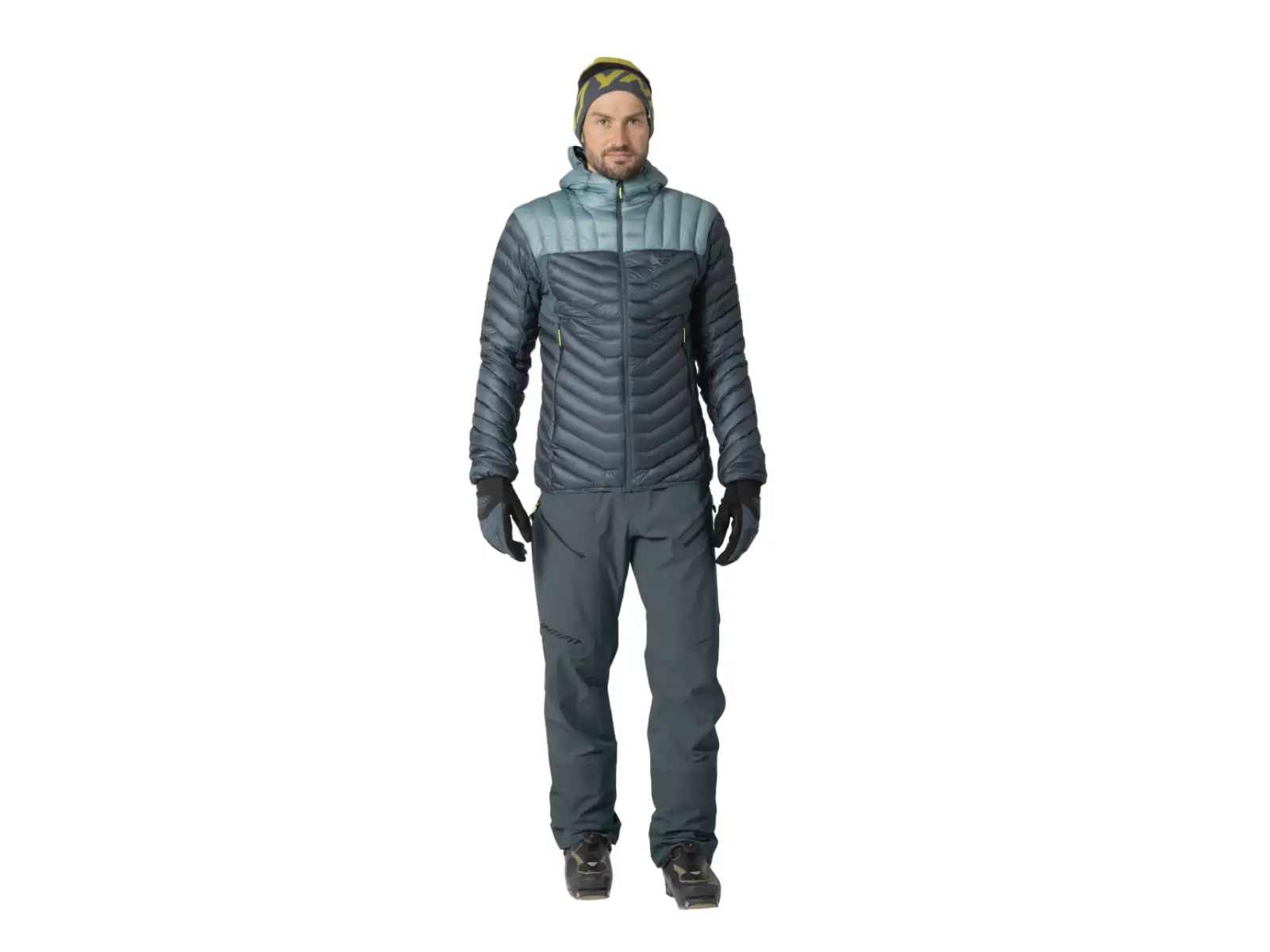 Dynafit Ridge Ultralight Down Herrenjacke Smoke Blue