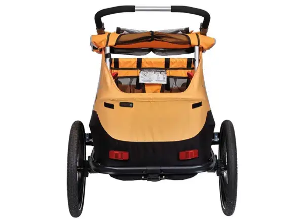 XLC DUOs BS-C10 Zweisitzer-Hänger 20" in Ringelblume/Anthrazit