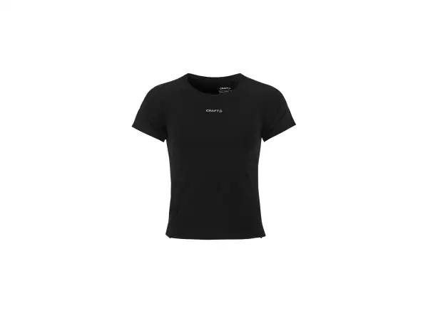 Craft Hypervent Cropped Damen T-Shirt schwarz