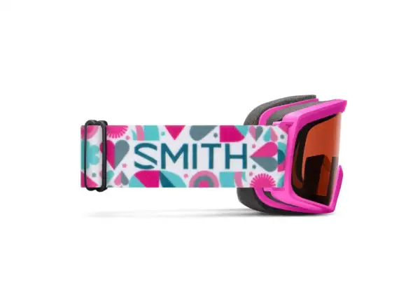 Smith Rascal Kinder Skibrille Vivid Pink Hearts / RC36