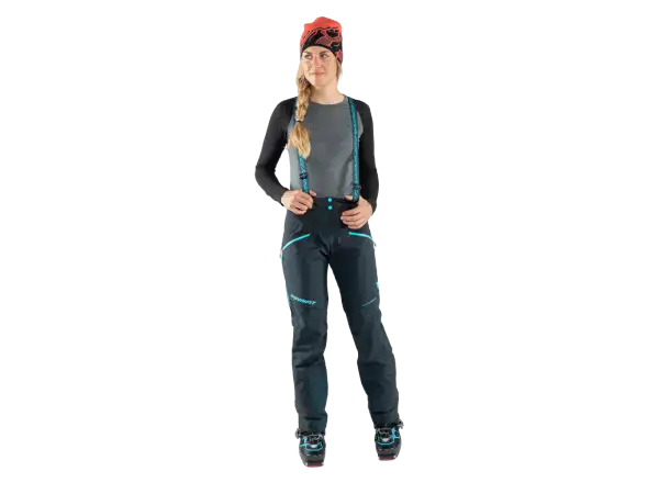 Dynafit Free Infinium Hybrid Damen-Hose mit Laclem Blueberry.