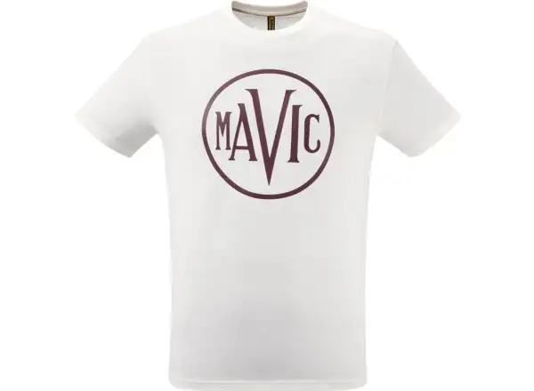 Mavic Heritage Logo Herren T-Shirt kurze Ärmel Off White