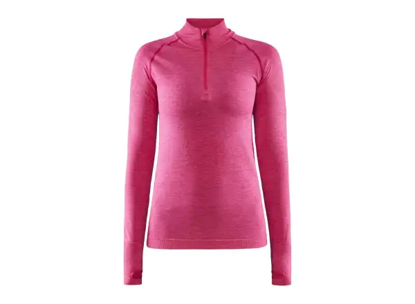 Craft CORE Dry Active Comfort Zip Damen Langarmshirt Rosa