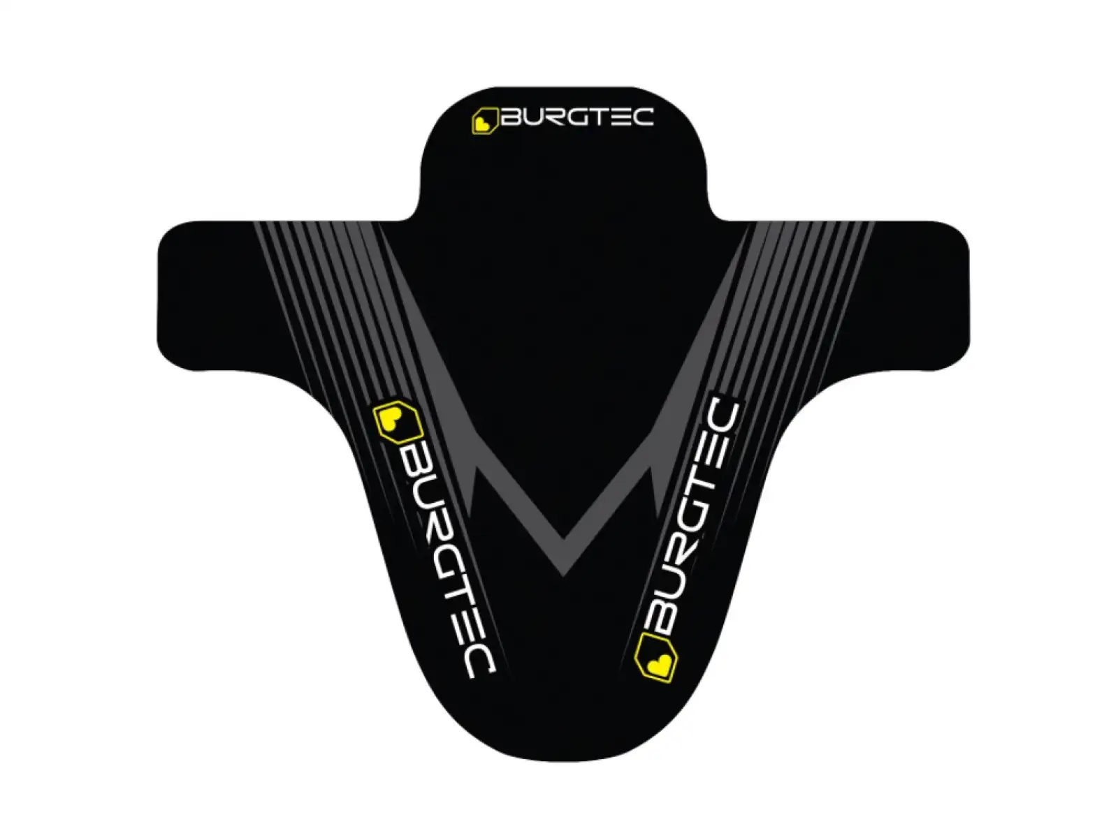 Burgtec Moto Budguard Vordere Schutzblech Schwarz/Decal.