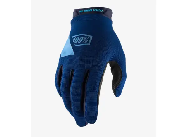 100% Ridecamp Herrenhandschuhe Marineblau/Schieferblau