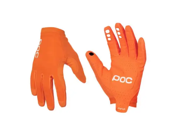 POC Avip Long Handschuhe Zink Orange