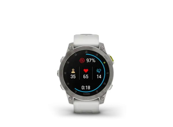 Garmin Epix Generation 2 Sapphire Edition Smartwatch Titanium/Weiß