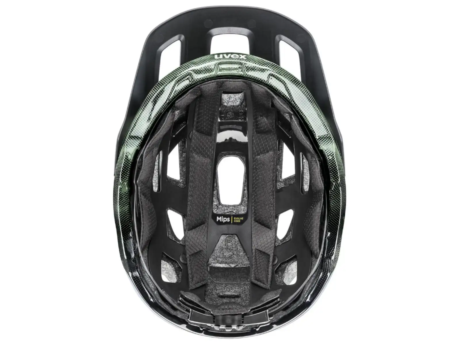 Uvex React MIPS MTB Helm Moss Green/Black Matt