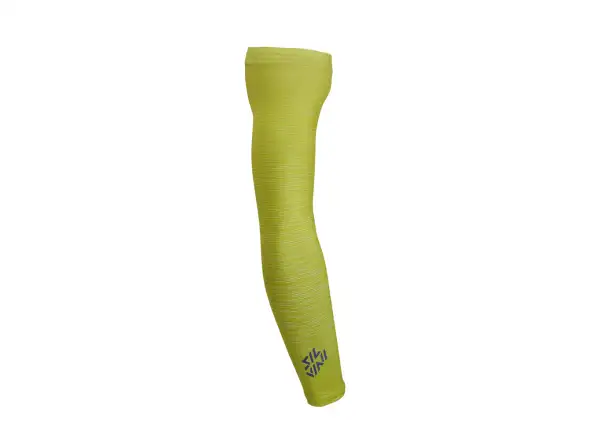 Silvini Desio Armwärmer Limette/Blau