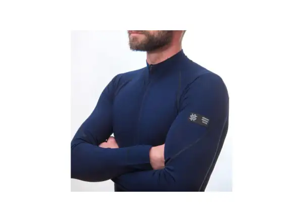 Sensor Merino Active Herren Langarmshirt Deep Blue