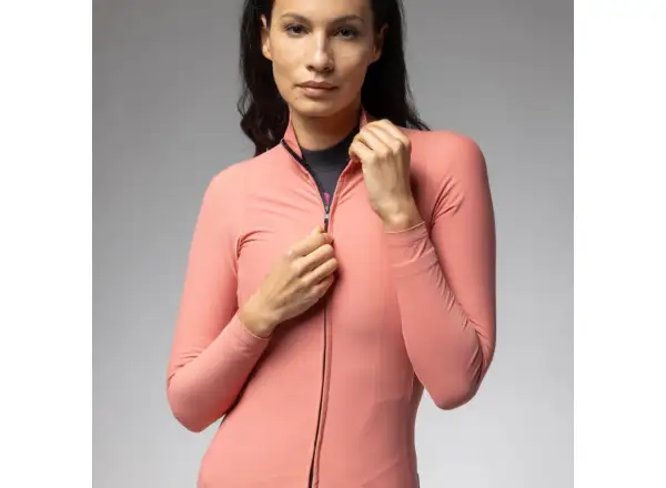 Alé R-EV1 Warm Race 2.0 Damen Thermotrikot Langarm Baroque Rose